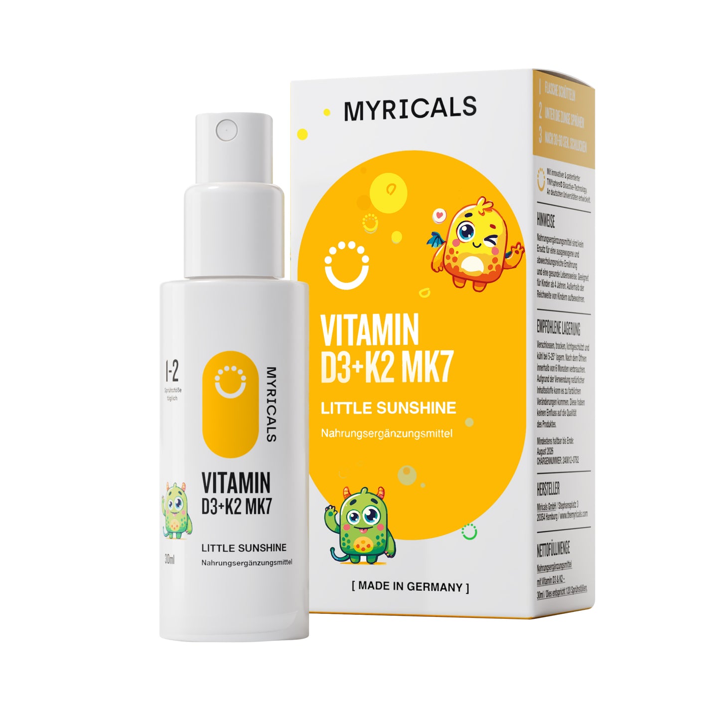 Little Sunshine - Vitamin D3+K2 Kinder