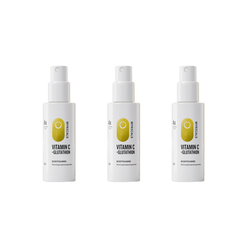 3 X Bodyguard - Vitamin C + Glutathion